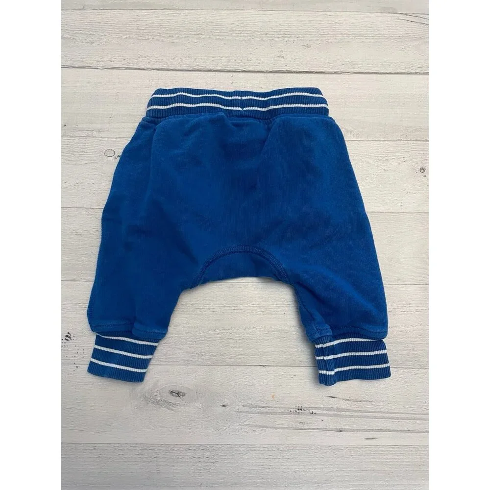 Hanna andersson blue wiggle pants‎ 3-6 months